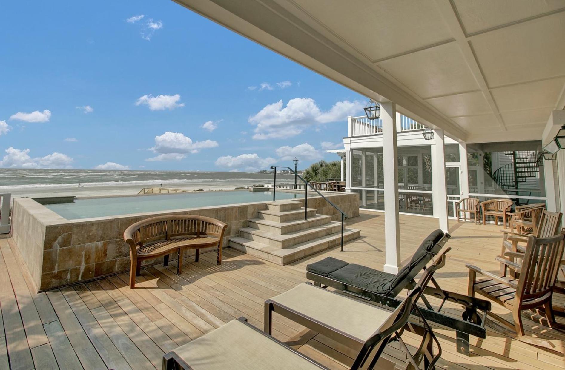 114 Ocean Boulevard By Avantstay Beachfront Putting Green Volleyball Court Infinity Pool Sullivans Island Exterior photo